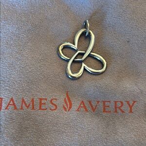 James Avery Silver Heart Pendant